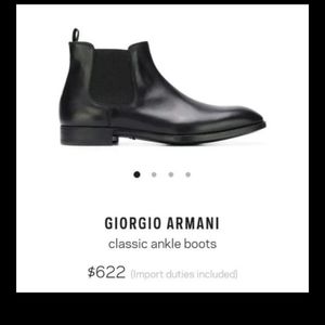 Giorgio Armani boots